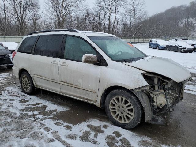 5TDZK22C08S146816 - 2008 TOYOTA SIENNA XLE WHITE photo 4