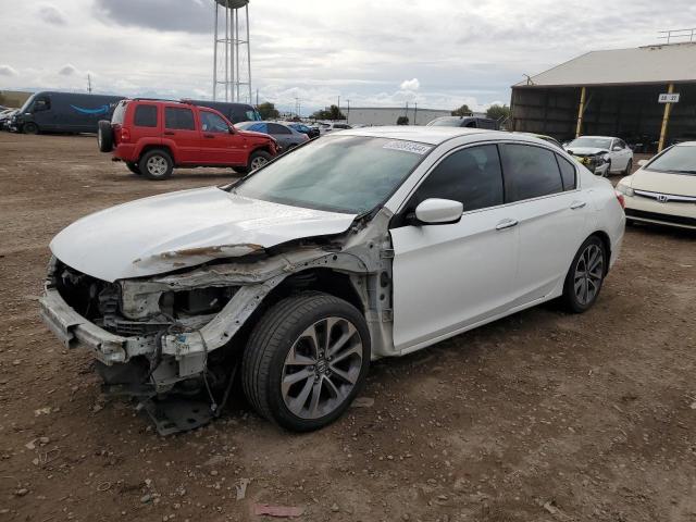 1HGCR2F56DA283006 - 2013 HONDA ACCORD SPORT WHITE photo 1