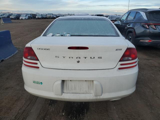 1B3EL56T14N194091 - 2004 DODGE STRATUS ES WHITE photo 6