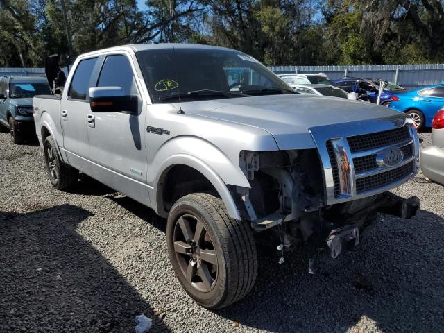1FTFW1ET0CFB21470 - 2012 FORD F150 SUPERCREW SILVER photo 4
