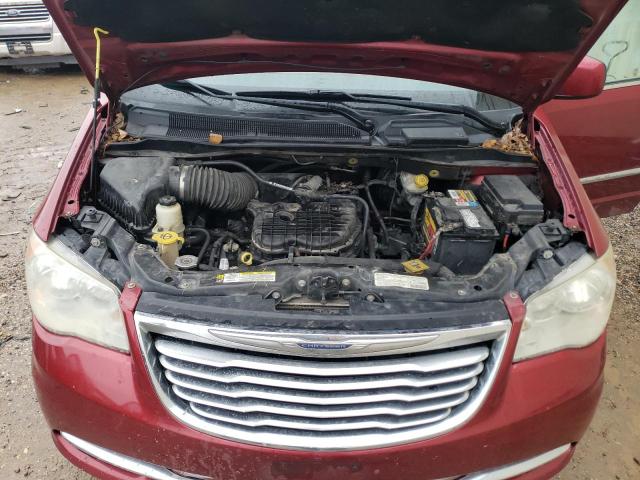 2C4RC1BG6DR519984 - 2013 CHRYSLER TOWN & COU TOURING ბურგუნდია ფოტო 12