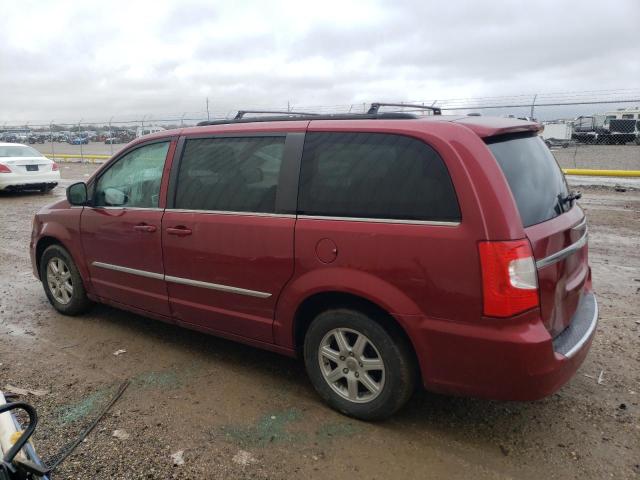 2C4RC1BG6DR519984 - 2013 CHRYSLER TOWN & COU TOURING ბურგუნდია ფოტო 2