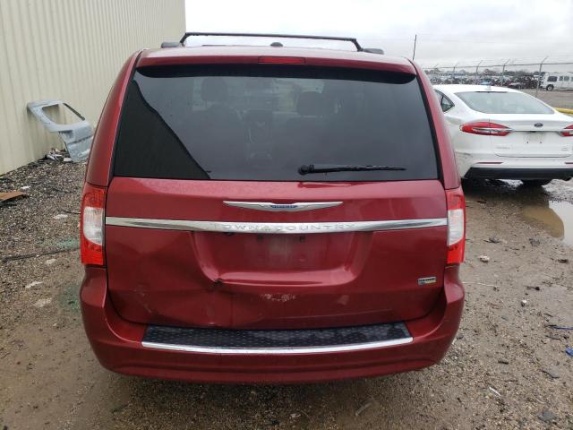 2C4RC1BG6DR519984 - 2013 CHRYSLER TOWN & COU TOURING ბურგუნდია ფოტო 6