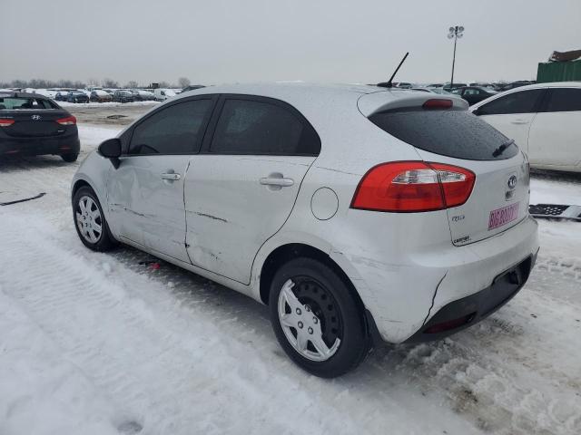 KNADM5A31D6211686 - 2013 KIA RIO LX SILVER photo 2