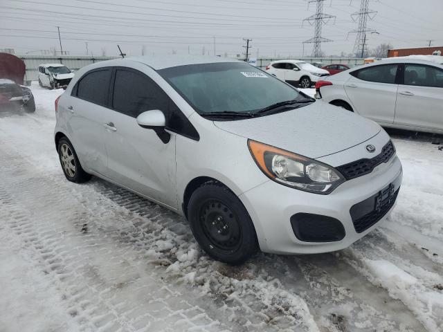 KNADM5A31D6211686 - 2013 KIA RIO LX SILVER photo 4