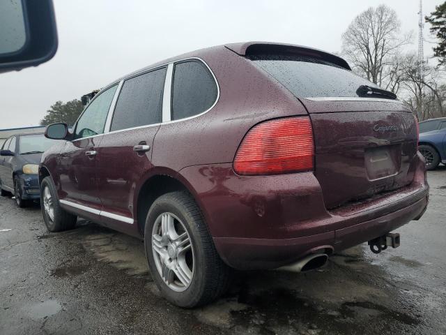 WP1AA29P35LA22589 - 2005 PORSCHE CAYENNE BURGUNDY photo 2