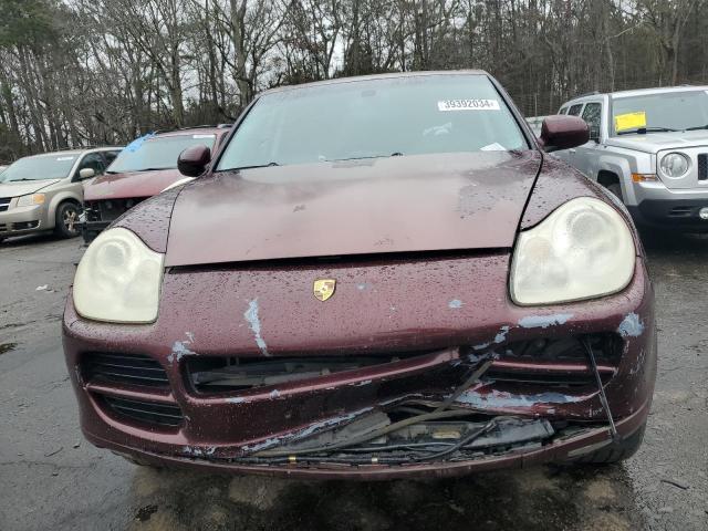 WP1AA29P35LA22589 - 2005 PORSCHE CAYENNE BURGUNDY photo 5