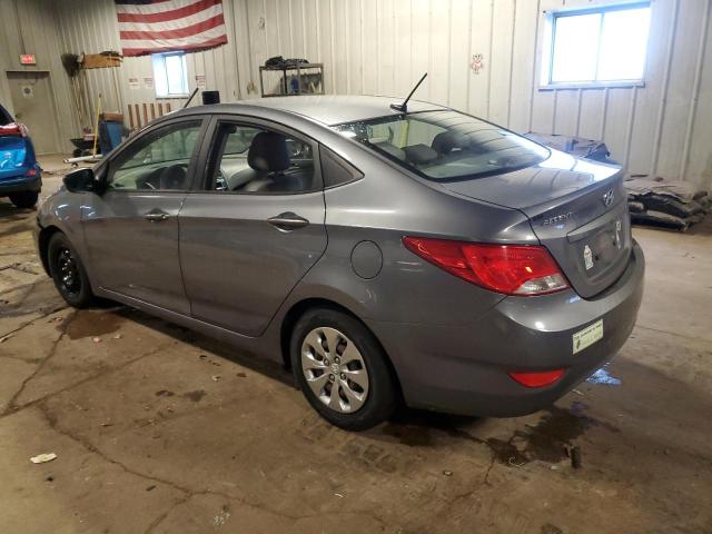 KMHCT4AE3GU029965 - 2016 HYUNDAI ACCENT SE GRAY photo 2