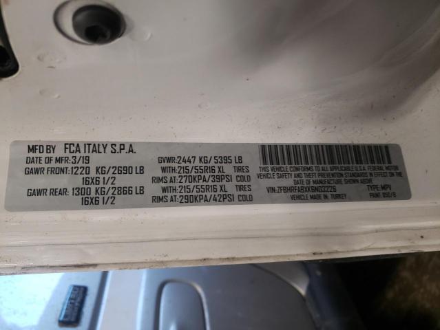 ZFBHRFABXK6N03226 - 2019 RAM PROMASTER Ağ foto 13