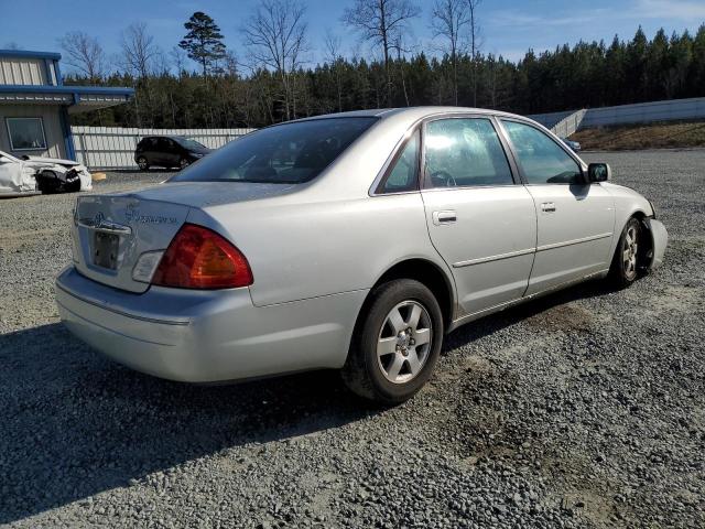 4T1BF28B1YU105008 - 2000 TOYOTA AVALON XL SILVER photo 3