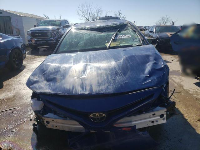 4T1G11AK5PU082985 - 2023 TOYOTA CAMRY SE NIGHT SHADE BLUE photo 5