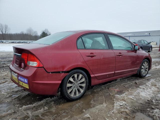 19XFA1F85BE008289 - 2011 HONDA CIVIC EX MAROON photo 3