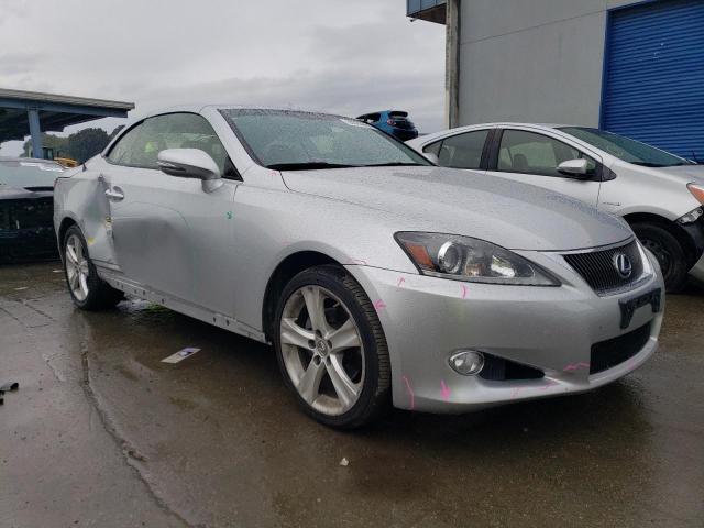 JTHFF2C27D2528404 - 2013 LEXUS IS 250 SILVER photo 4