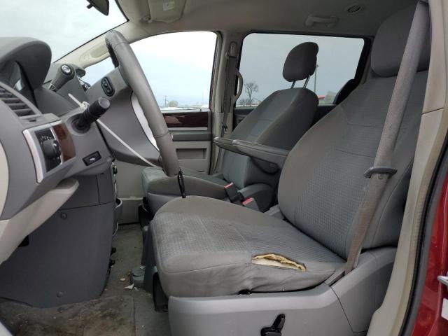 2A4RR5D12AR423032 - 2010 CHRYSLER TOWN & COU TOURING BURGUNDY photo 7