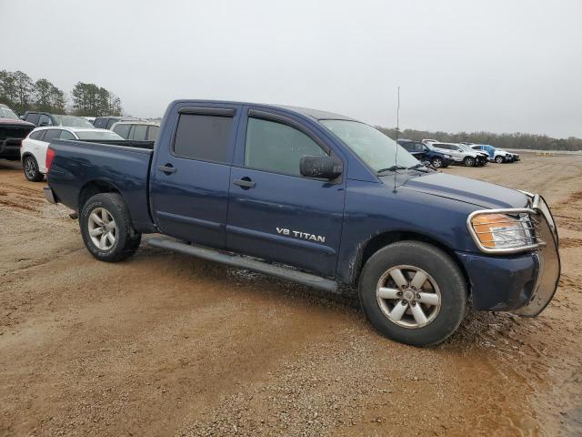 1N6BA0ED7CN328232 - 2012 NISSAN TITAN S BLUE photo 4