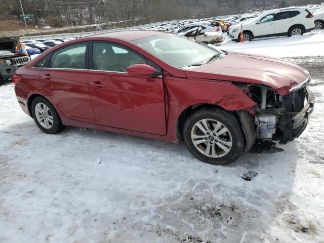 5NPEB4AC6CH462800 - 2012 HYUNDAI SONATA GLS RED photo 4