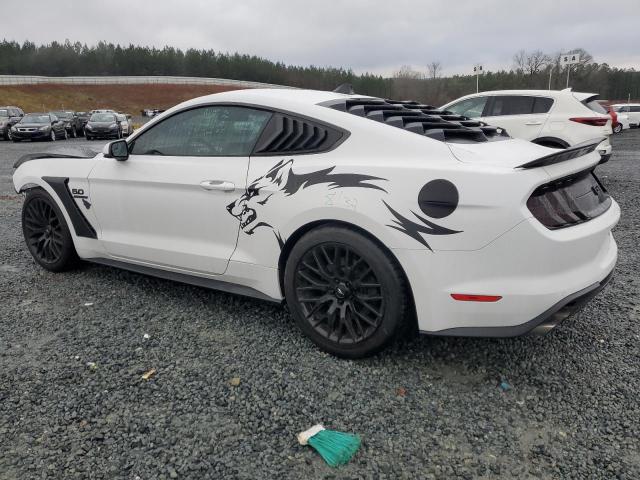 1FA6P8CF2J5127461 - 2018 FORD MUSTANG GT WHITE photo 2