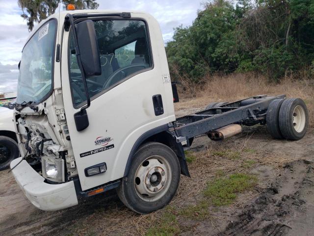 54DC4W1B1KS814570 - 2019 ISUZU NPR HD WHITE photo 1