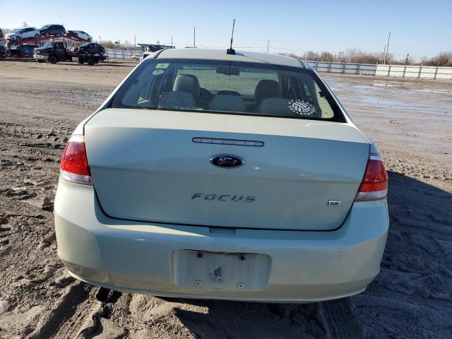 1FAHP3FN0BW121362 - 2011 FORD FOCUS SE GREEN photo 6