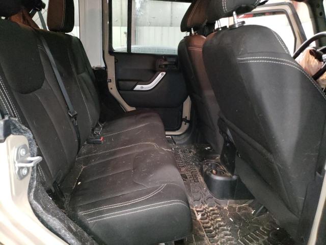 1C4BJWEG1GL317082 - 2016 JEEP WRANGLER U SAHARA TAN photo 10
