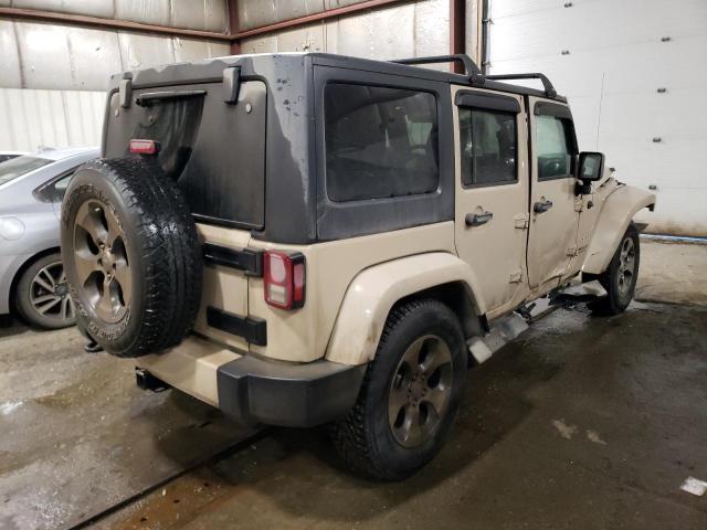 1C4BJWEG1GL317082 - 2016 JEEP WRANGLER U SAHARA TAN photo 3