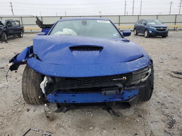 2C3CDXGJ6NH136553 - 2022 DODGE CHARGER SCAT PACK BLUE photo 5