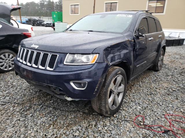 1C4RJFBTXEC146555 - 2014 JEEP GRAND CHER LIMITED BLUE photo 1