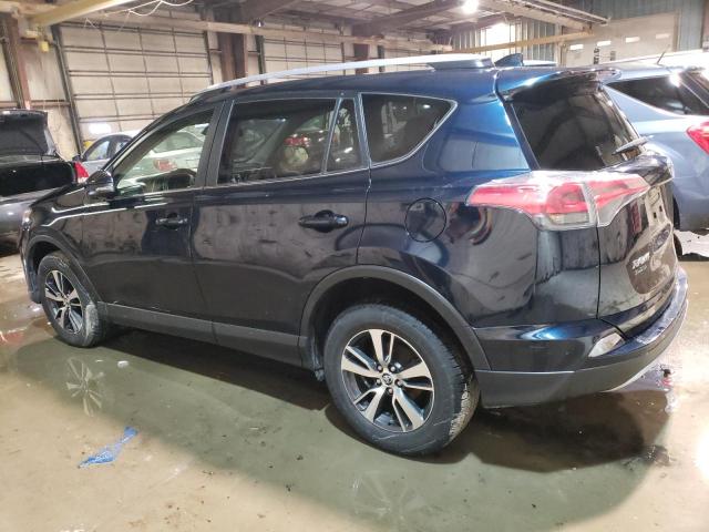 JTMRFREV3HJ150298 - 2017 TOYOTA RAV4 XLE BLUE photo 2