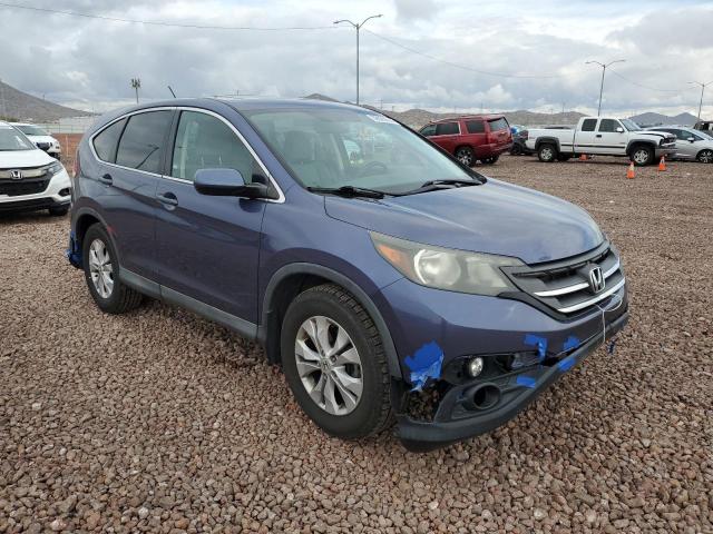 2HKRM3H56EH521960 - 2014 HONDA CR-V EX BLUE photo 4