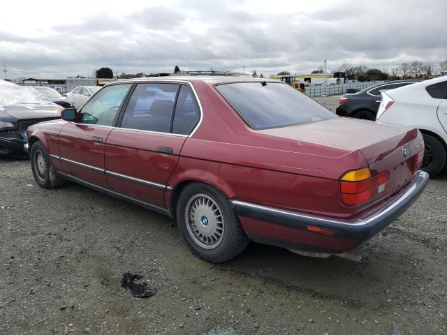 WBAGC4315NDC29663 - 1992 BMW 735 IL RED photo 2