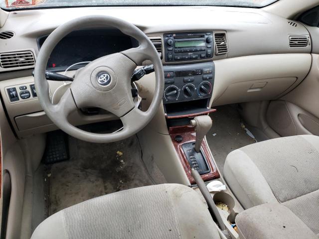 2T1BR30E18C870370 - 2008 TOYOTA COROLLA CE SILVER photo 8