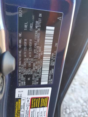 5TDHZRBH7MS545003 - 2021 TOYOTA HIGHLANDER XLE BLUE photo 13