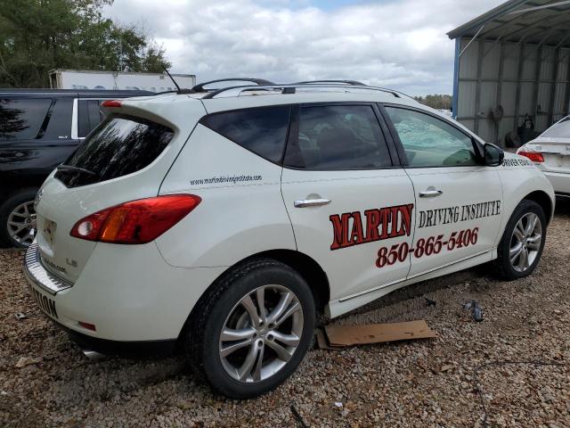 JN8AZ1MU8AW011120 - 2010 NISSAN MURANO S WHITE photo 3