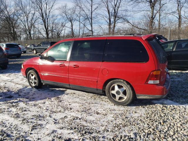 2FMZA57441BA91148 - 2001 FORD WINDSTAR SE SPORT RED photo 2