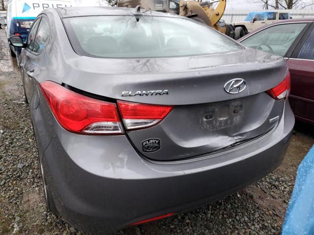 5NPDH4AE3DH247873 - 2013 HYUNDAI ELANTRA GLS GRAY photo 6