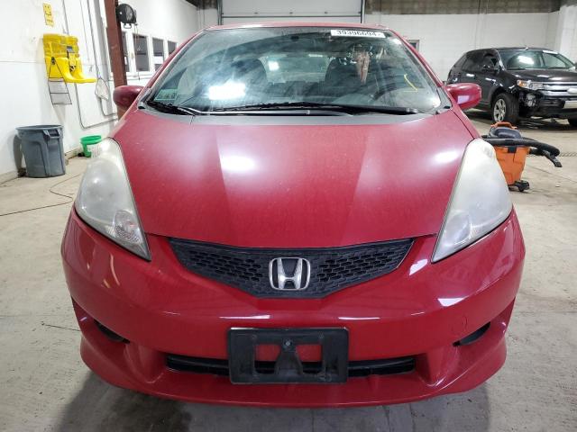 JHMGE8H44AC013581 - 2010 HONDA FIT SPORT RED photo 5