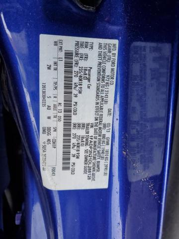 1FADP3N21DL288128 - 2013 FORD FOCUS TITANIUM BLUE photo 12