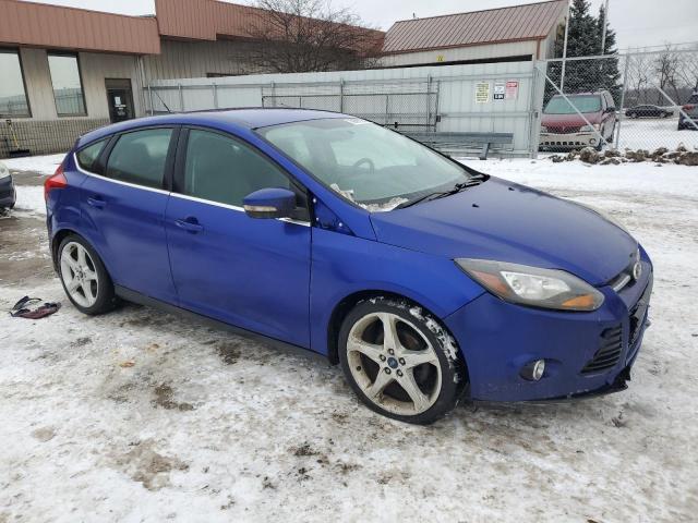 1FADP3N21DL288128 - 2013 FORD FOCUS TITANIUM BLUE photo 4