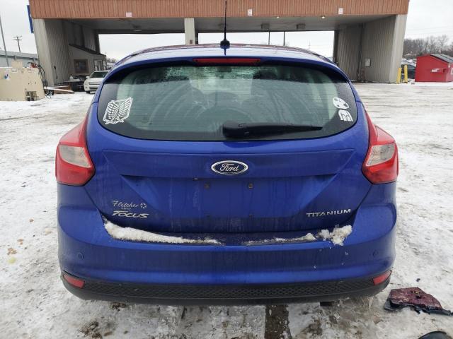 1FADP3N21DL288128 - 2013 FORD FOCUS TITANIUM BLUE photo 6