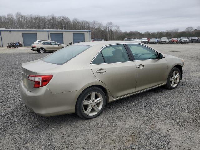 4T1BF1FK7EU303746 - 2014 TOYOTA CAMRY L TAN photo 3