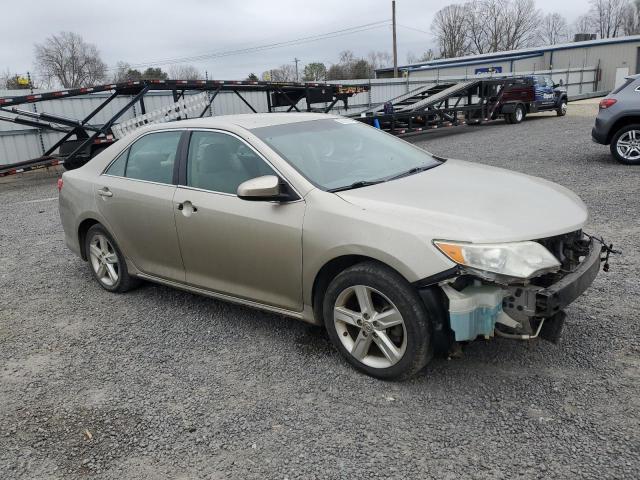 4T1BF1FK7EU303746 - 2014 TOYOTA CAMRY L TAN photo 4