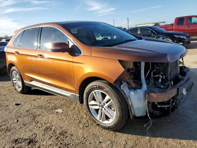 2FMPK3J92HBC54449 - 2017 FORD EDGE SEL ORANGE photo 4