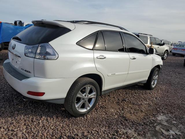 JTJGW31U082850093 - 2008 LEXUS RX 400H WHITE photo 3