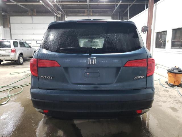 5FNYF6H5XHB093515 - 2017 HONDA PILOT EXL BLUE photo 6