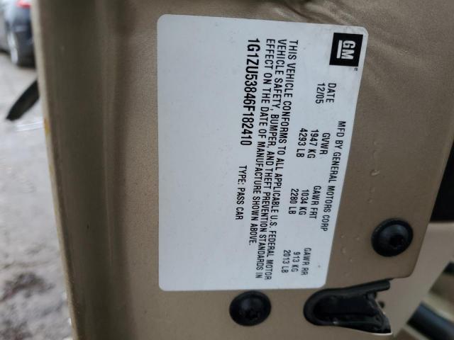 1G1ZU53846F182410 - 2006 CHEVROLET MALIBU LTZ 金色 照片 13