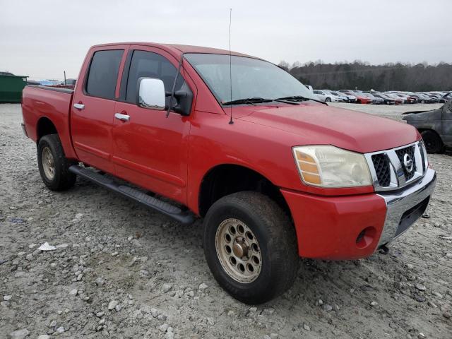 1N6BA07B65N568726 - 2005 NISSAN TITAN XE RED photo 4