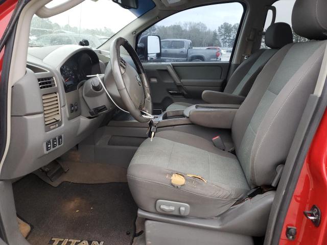 1N6BA07B65N568726 - 2005 NISSAN TITAN XE RED photo 7