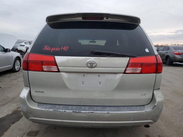 5TDZA23CX5S232065 - 2005 TOYOTA SIENNA CE SILVER photo 6