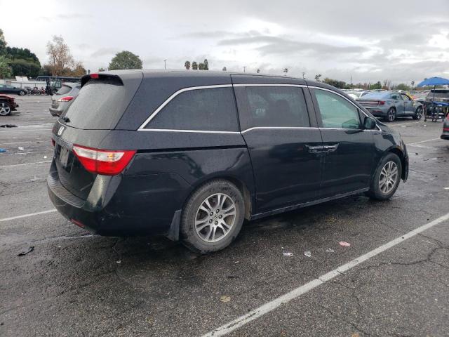 5FNRL5H49CB071142 - 2012 HONDA ODYSSEY EX BLACK photo 3