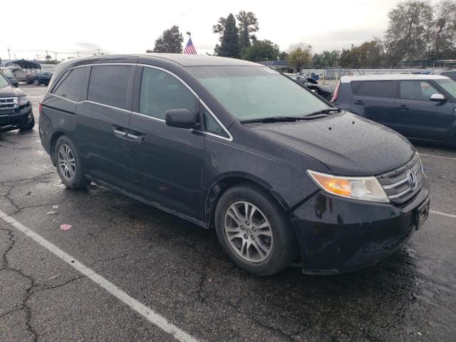 5FNRL5H49CB071142 - 2012 HONDA ODYSSEY EX BLACK photo 4